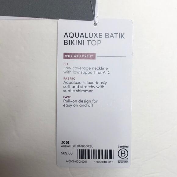 NWT athelta batik bikini top size xs - Picture 6 of 8